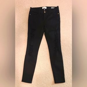 Frame Le Skinny distressed jeans, size 27